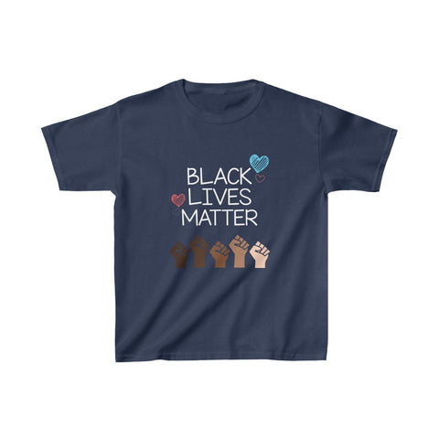 BLM Black Lives Matter Young Activist George floyd Breonna Taylor Kids TShirt
