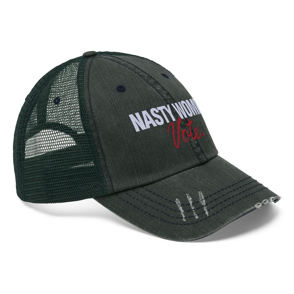 Nasty Women Vote Embroidered Unisex Trucker Hat