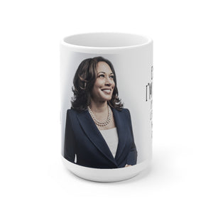 Kamala Harris "I'm Speaking" Quote Feminism Woman Empowerment White Ceramic Mug