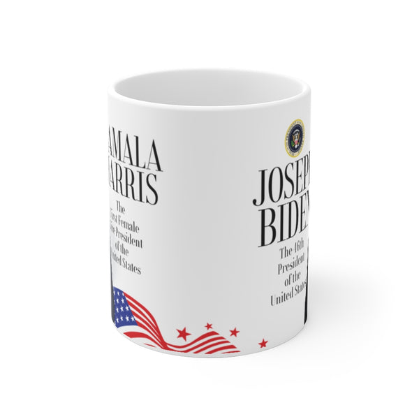 Joe Biden Kamala Harris- 46th President 49th Vice President -  Statement Ceramic Mug