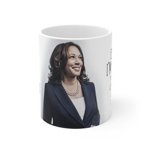 Kamala Harris "I'm Speaking" Quote Feminism Woman Empowerment White Ceramic Mug