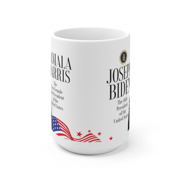 Joe Biden Kamala Harris- 46th President 49th Vice President -  Statement Ceramic Mug