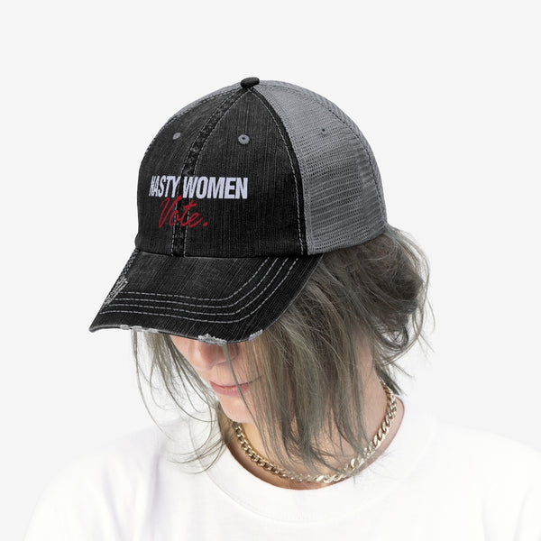 Nasty Women Vote Embroidered Unisex Trucker Hat