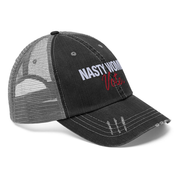 Nasty Women Vote Embroidered Unisex Trucker Hat