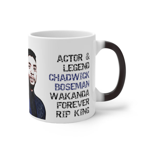 Chadwick Boseman RIP Wakanda Forever Color Changing Mug