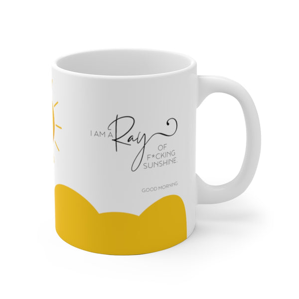 Ray of F*cking Sunshine Mug - Funny Sarcasm Good Morning Ceramic Mug