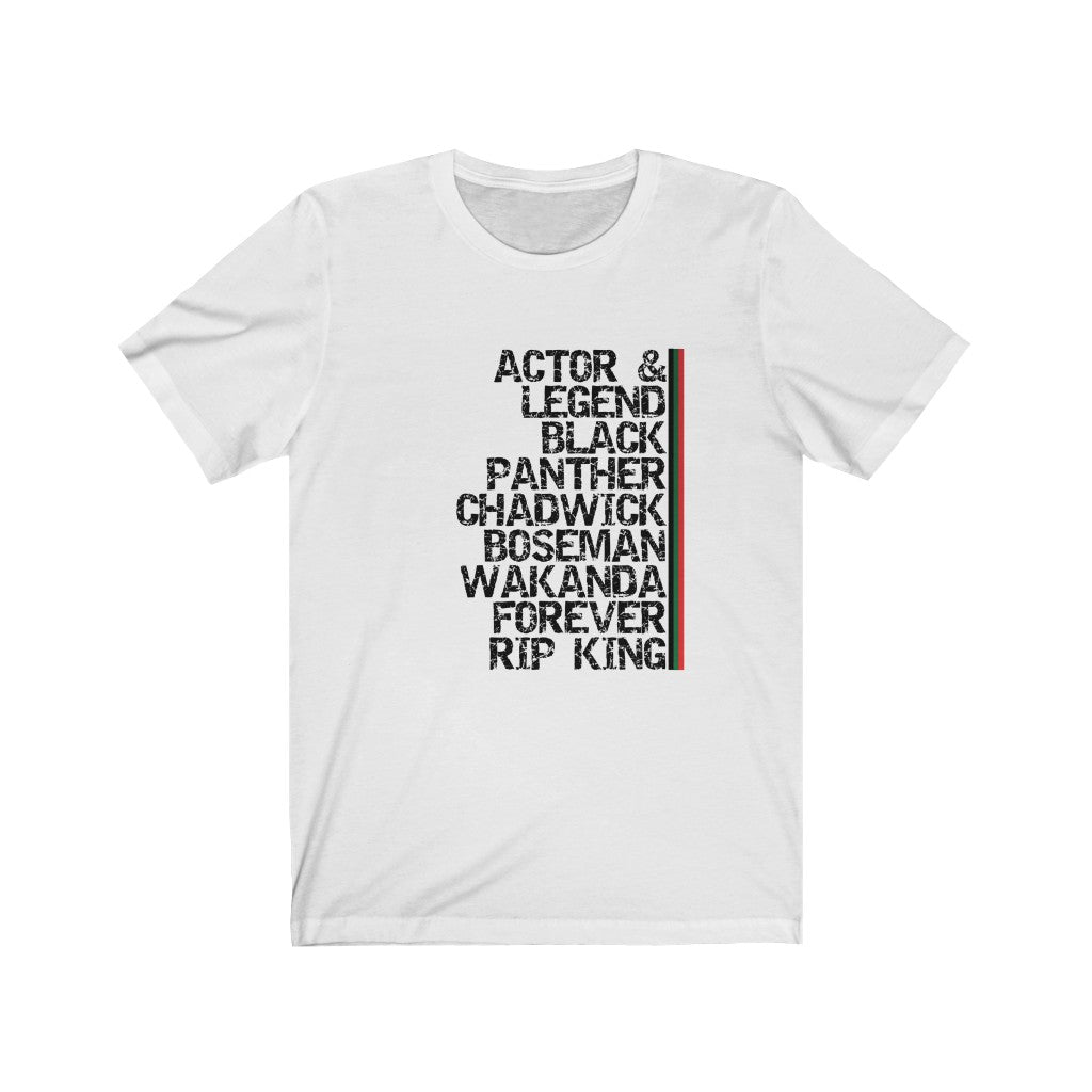 RIP Chadwick Boseman Black Panther Wakanda Unisex Tee