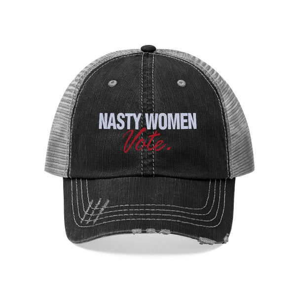 Nasty Women Vote Embroidered Unisex Trucker Hat